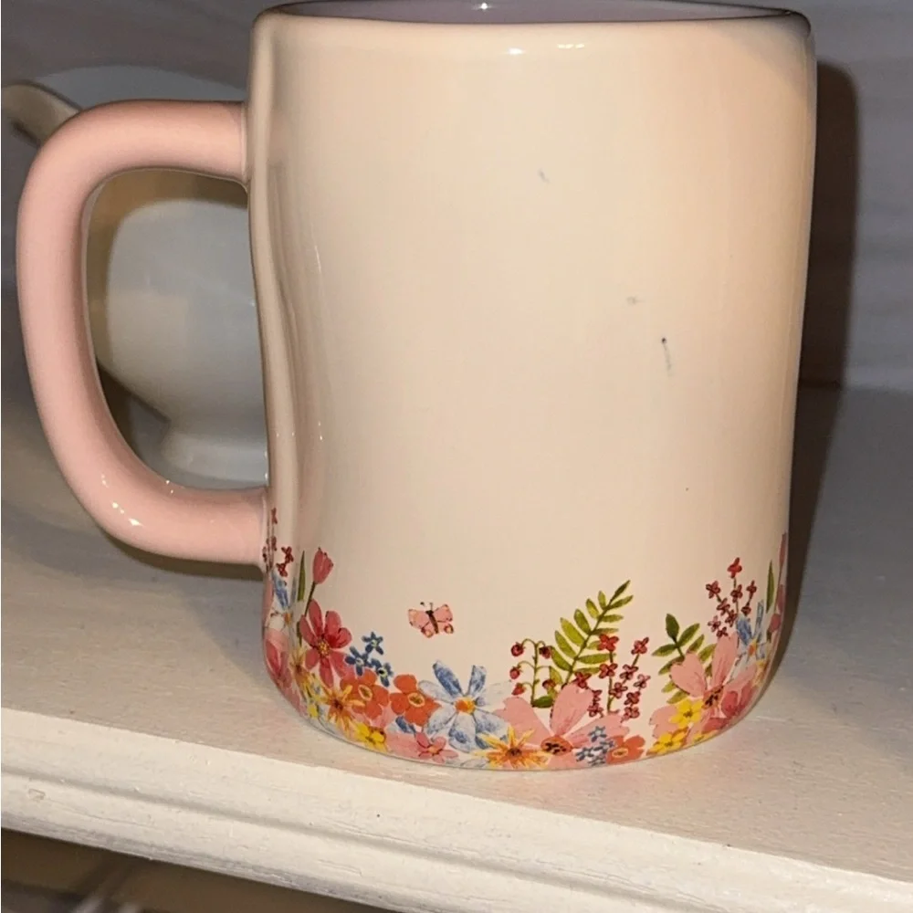 NWT SET of 2 RAE DUNN Ceramic Tea/Coffee Mugs/Cups HELLO SUNSHINE/SUN PLEASE - Picture 4 of 7